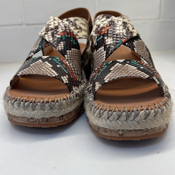 Cole Haan Cloudfeel Vero Espadrille sandal in crafted snake print - Picture 2 of 6